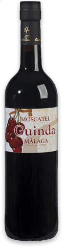 Botella Moscatel Guinda